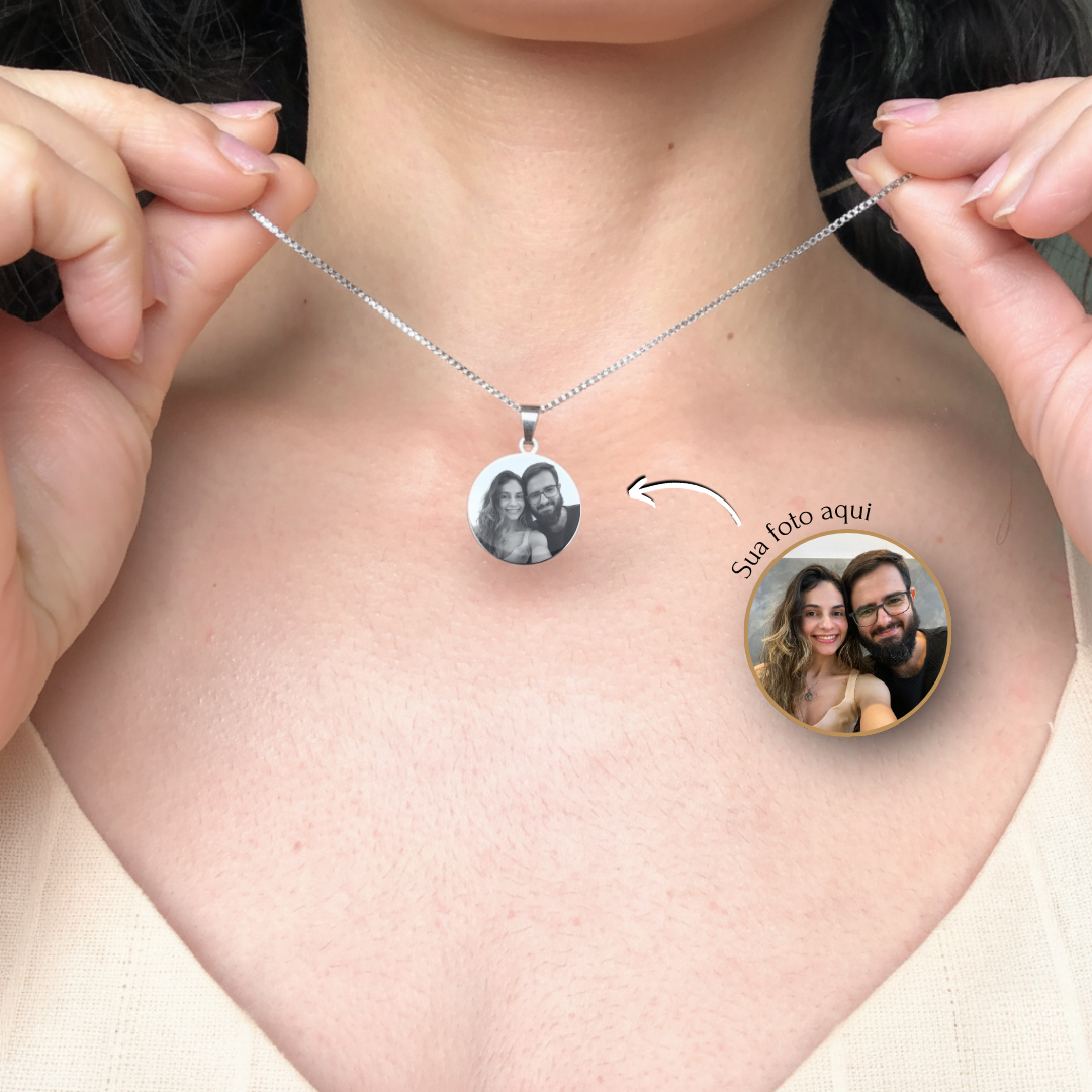 1 - Colar personalizado com foto